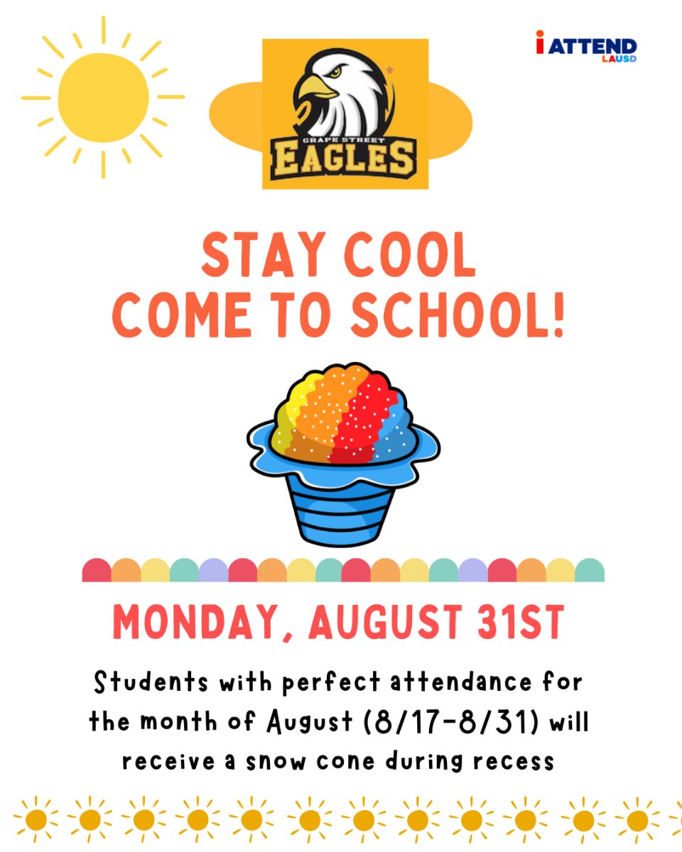 Stay Cool Come to School!